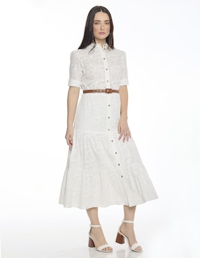 Vestido midi formal Foley's para mujer