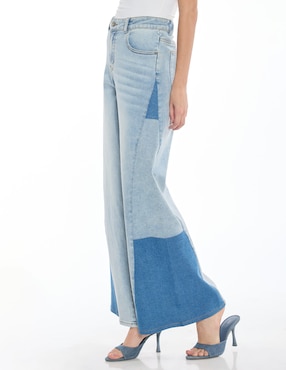 Jeans acampanado wide leg Foley's para mujer