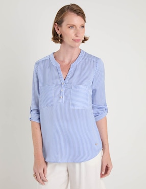 Blusa Ferrioni manga 3/4 para mujer