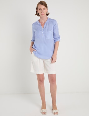 Blusa Ferrioni manga 3/4 para mujer