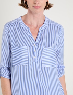 Blusa Ferrioni manga 3/4 para mujer