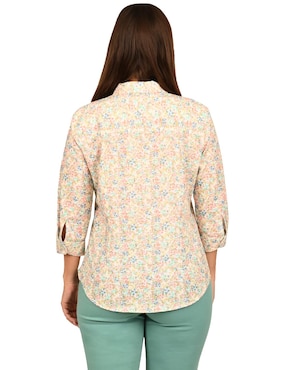Blusa Ferrioni manga 3/4 para mujer