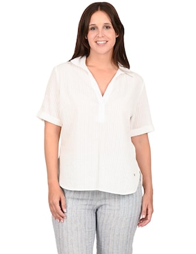 Blusa Ferrioni manga corta para mujer