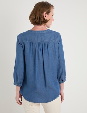 Blusa Ferrioni manga 3/4 para mujer