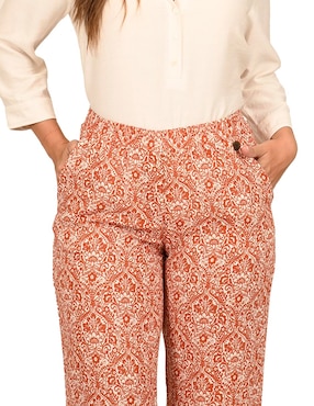 Pantalón acampanado Ferrioni amplio para mujer