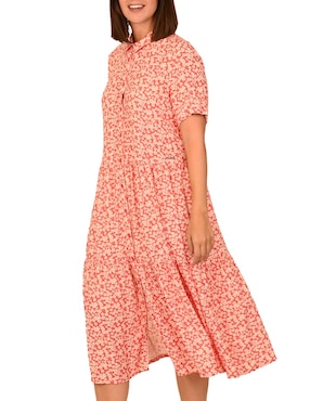Vestido midi casual Ferrioni para mujer