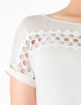 Blusa Trinity manga corta para mujer