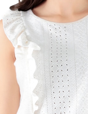 Blusa Trinity sin manga para mujer