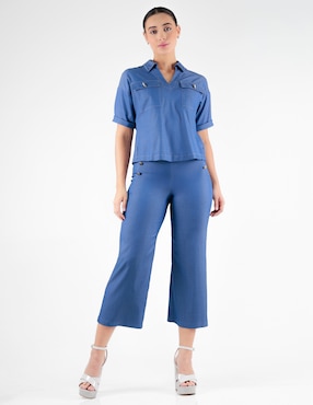 Blusa Trinity manga corta para mujer