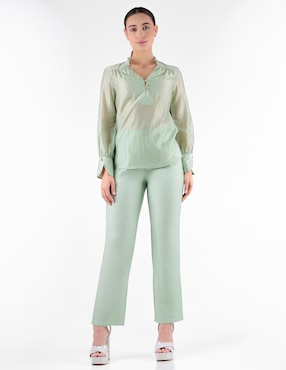 Blusa Trinity manga larga para mujer