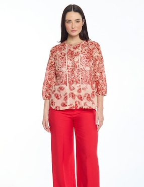 Blusa Foley's manga 3/4 para mujer