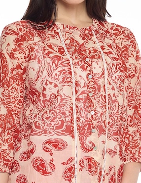 Blusa Foley's manga 3/4 para mujer