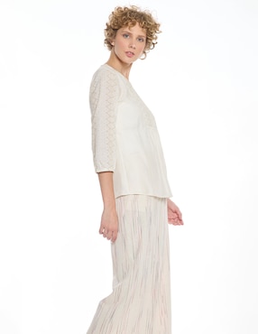 Blusa Foley's manga 3/4 para mujer