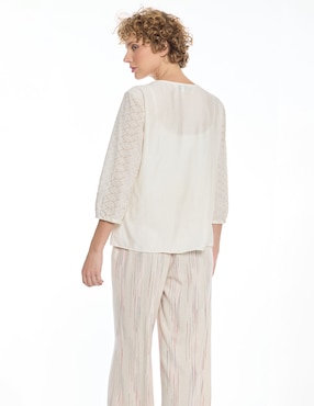 Blusa Foley's manga 3/4 para mujer