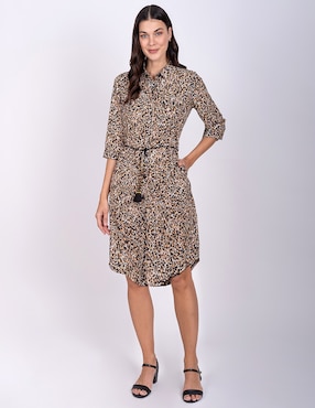 Vestido a la rodilla casual Delirium para mujer