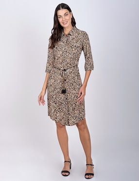 Vestido a la rodilla casual Delirium para mujer