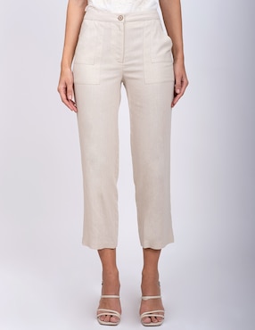 Pantalón capri Delirium straight para mujer