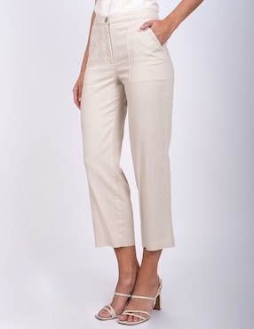 Pantalón capri Delirium straight para mujer