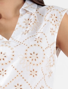 Blusa Trinity sin manga para mujer