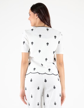 Blusa Trinity manga corta para mujer