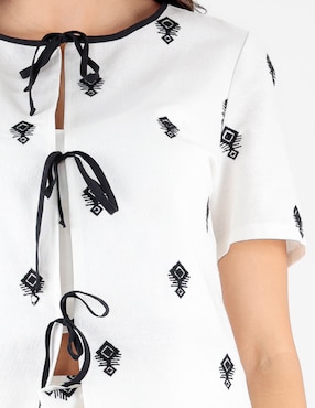 Blusa Trinity manga corta para mujer