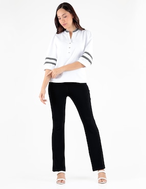 Blusa Trinity manga 3/4 para mujer