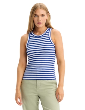 Playera sin manga dockers para mujer