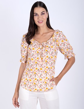 Blusa Delirium manga al codo para mujer