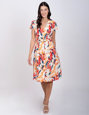Vestido a la rodilla casual Delirium para mujer