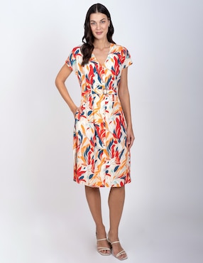 Vestido a la rodilla casual Delirium para mujer