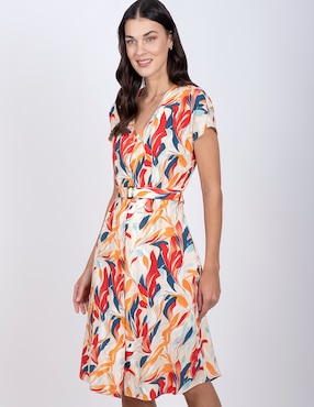 Vestido a la rodilla casual Delirium para mujer