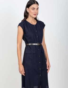 Vestido a la rodilla casual Delirium para mujer