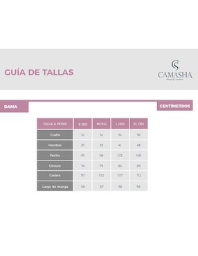 Blusa Camasha sin manga para mujer