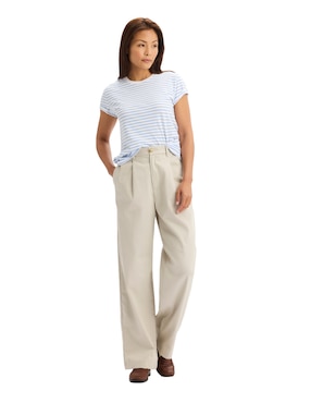 Playera manga corta Dockers cuello redondo para mujer