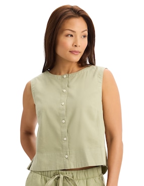 Blusa Dockers sin manga para mujer