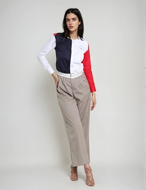 Blusa camisera Muletta manga larga para mujer