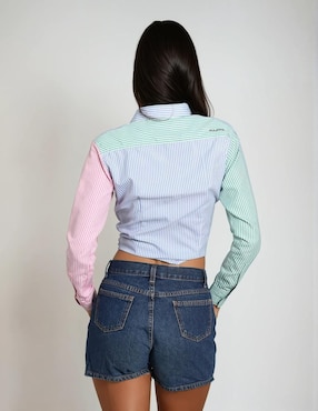 Blusa camisera Muletta manga larga para mujer