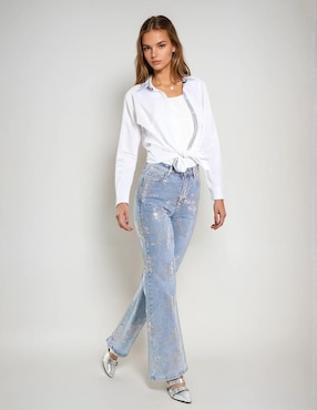 Blusa camisera Muletta manga larga para mujer