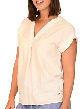 Blusa Ferrioni manga corta para mujer