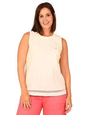 Blusa Ferrioni sin manga para mujer