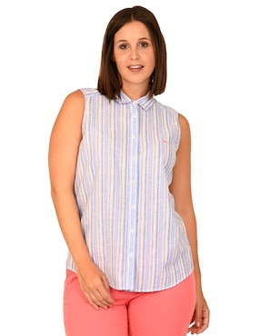 Blusa Ferrioni sin manga para mujer