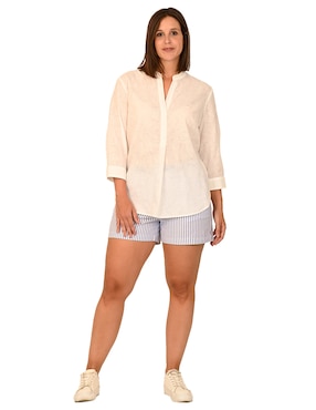Blusa Ferrioni manga 3/4 para mujer