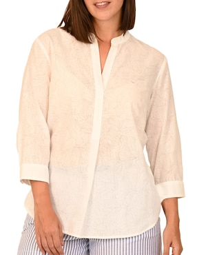 Blusa Ferrioni manga 3/4 para mujer