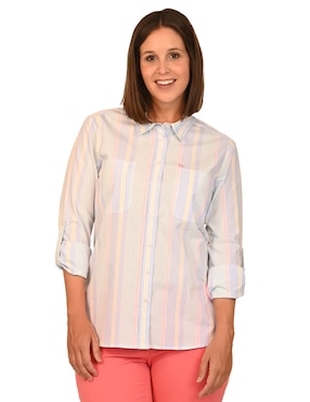 Blusa Ferrioni manga larga para mujer