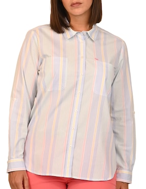 Blusa Ferrioni manga larga para mujer