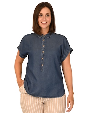 Blusa Ferrioni manga corta para mujer