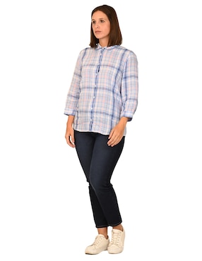 Blusa Ferrioni manga 3/4 para mujer