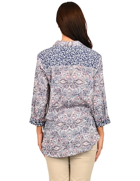 Blusa Ferrioni manga 3/4 para mujer