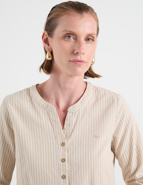 Blusa Ferrioni manga 3/4 para mujer