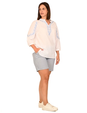 Blusa Ferrioni manga 3/4 para mujer